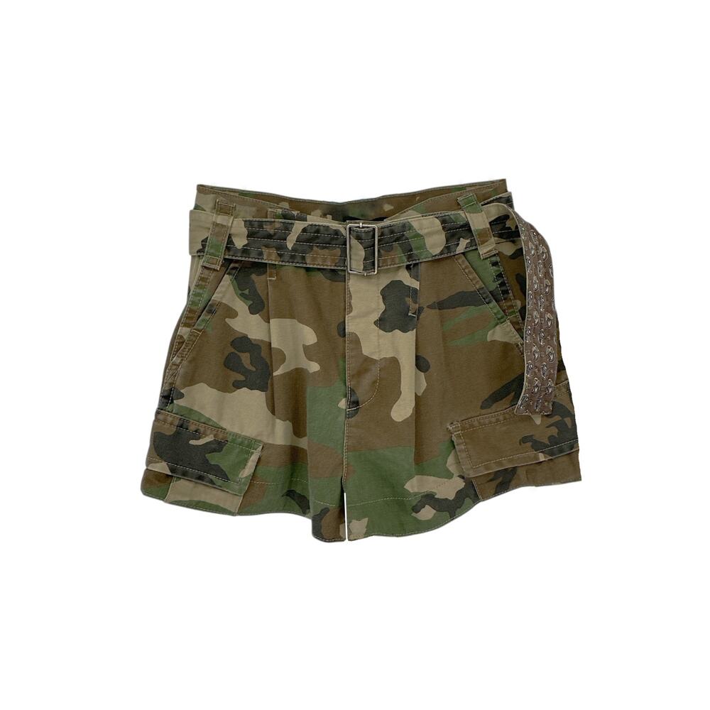 MARC JACOBS Army Cargo Pocket Short in Military Green Multi 0